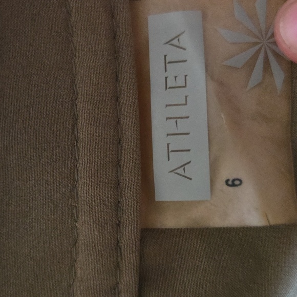 Athleta Khaki Button-Down Dress - Picture 6 of 6